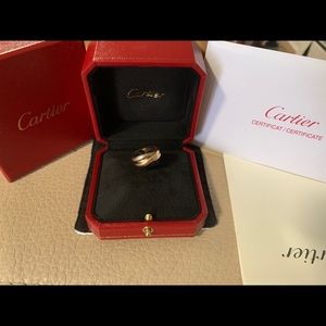 Authentic Cartier Trinity Ring